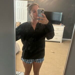 Ann Taylor Black Wind breaker